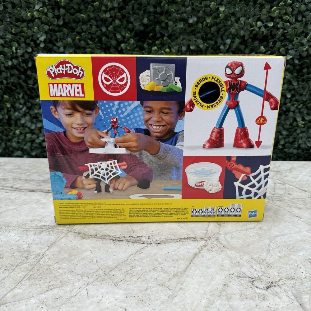 NEW Play-Doh Marvel Spider-Man Figures Plus Pack Modeling Compound Playset